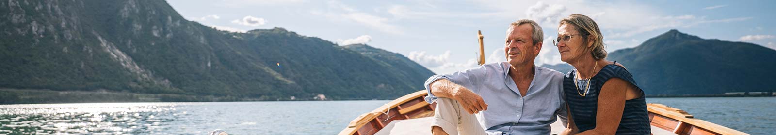 couple on a boat