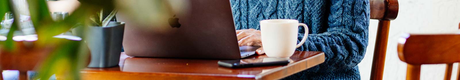 laptop and coffee cup